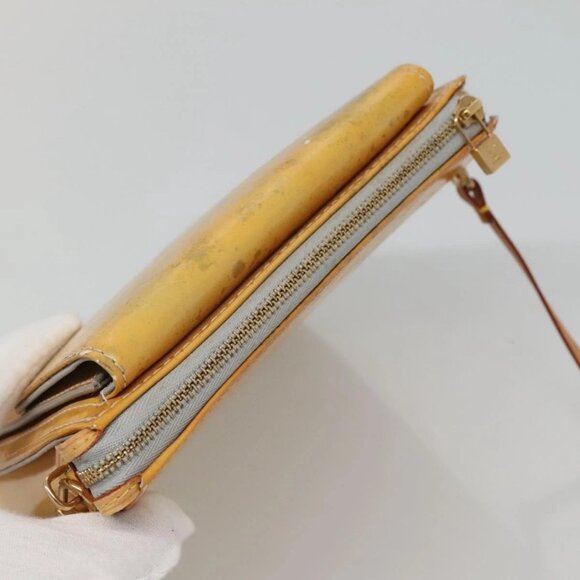 LOUIS VUITTON Monogram Vernis Motto Accessory Pouch Gris M91030 LV Auth 131944 - Picture 6 of 15